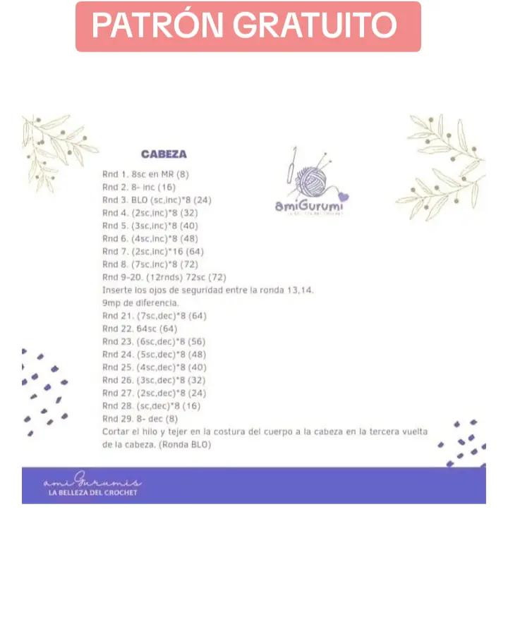 Patrón de amigurumi de Hello Kitty con vestido colorido