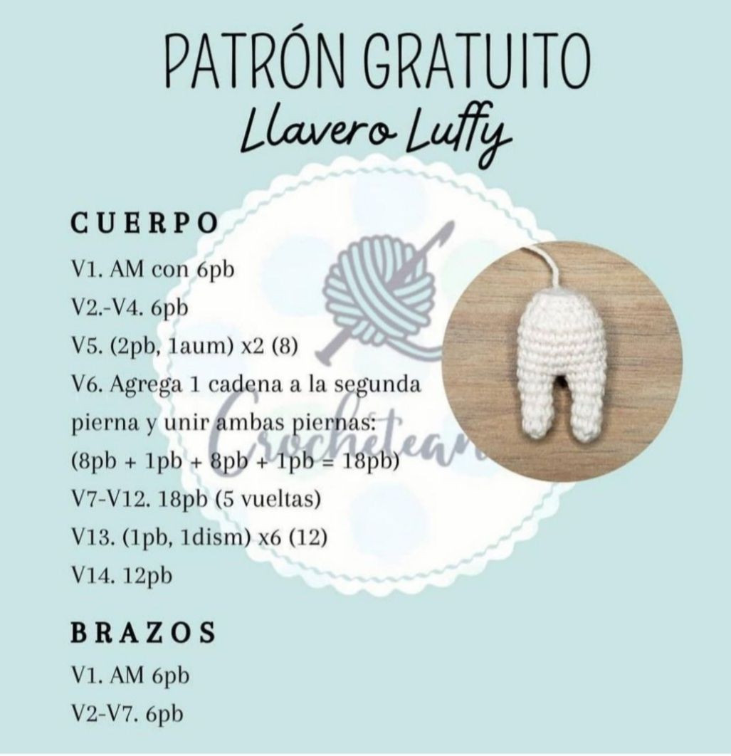 Patrón de amigurumi de muñeco con sombrero de paja gratuito