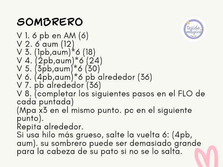 Patrón de amigurumi de pato adorable y fácil de hacer