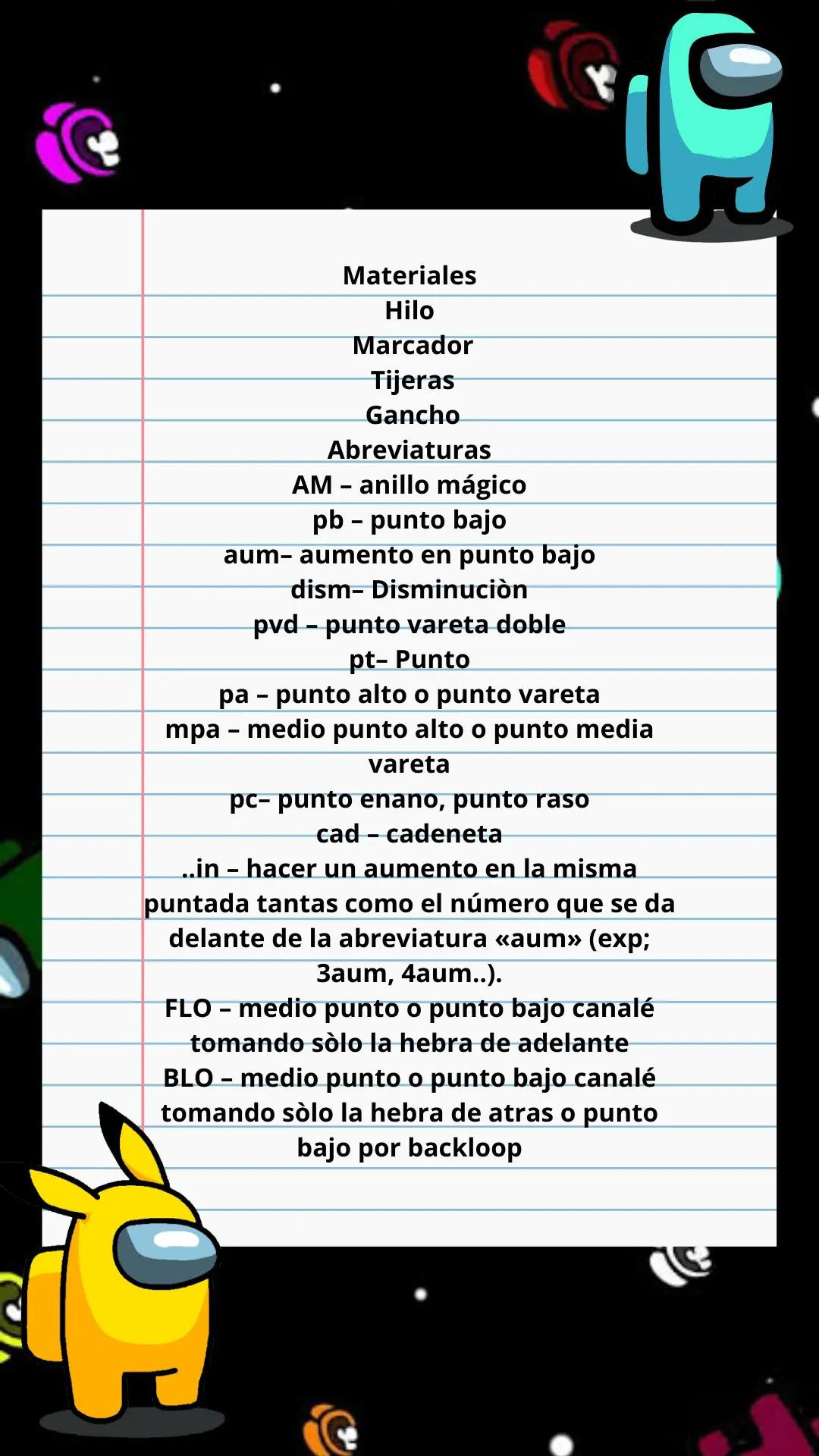 Patrón de Amigurumi de Pikachu Entre Nosotros Gratis