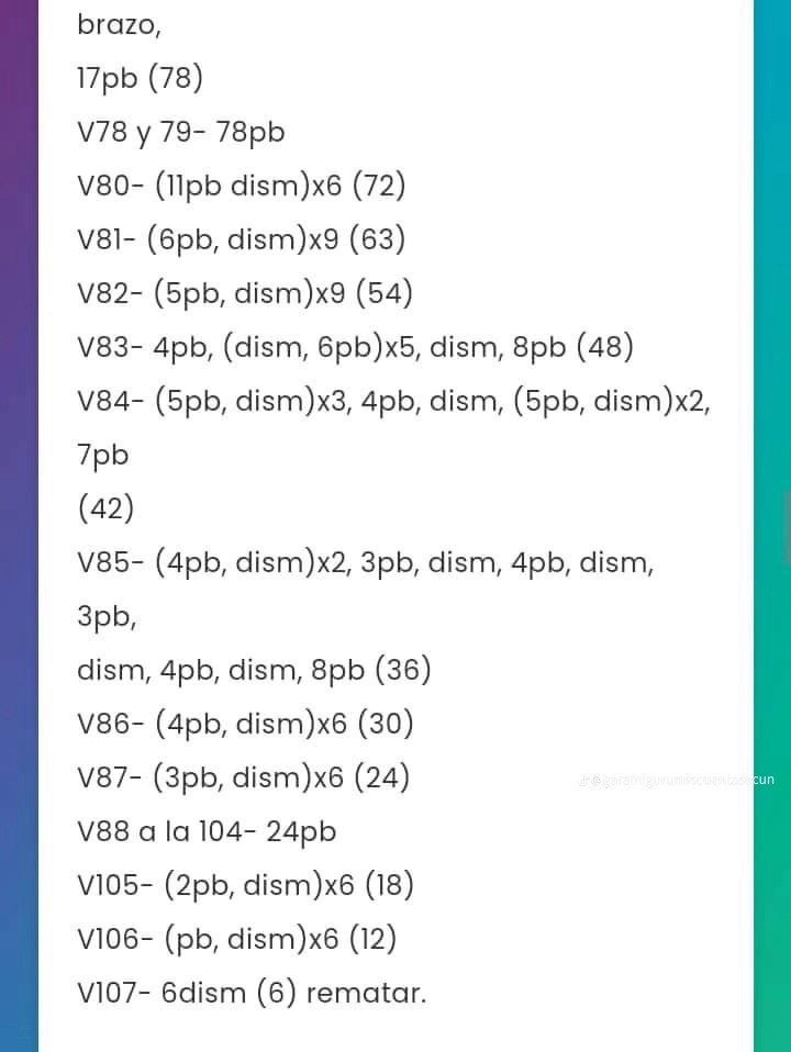 Patrón de Amigurumi de Pitufo Vanidoso para Juguete Hecho a Mano