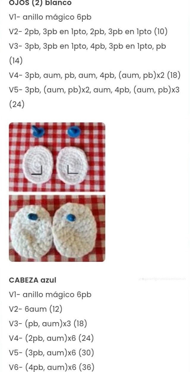 Patrón de Amigurumi de Pitufo Vanidoso para Juguete Hecho a Mano