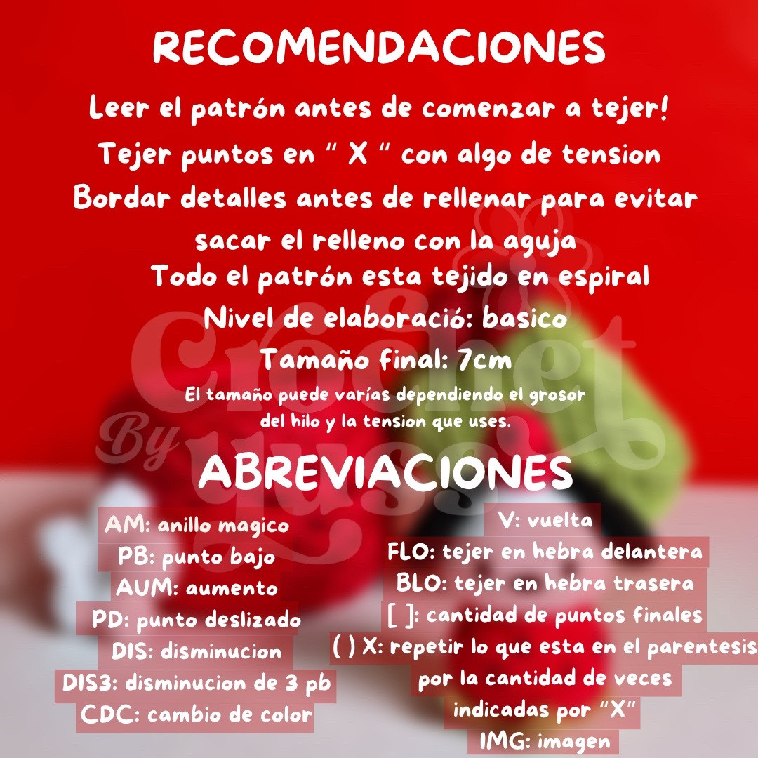 Patrón de amigurumi de Pochacco fresita, diseño adorable y gratuito