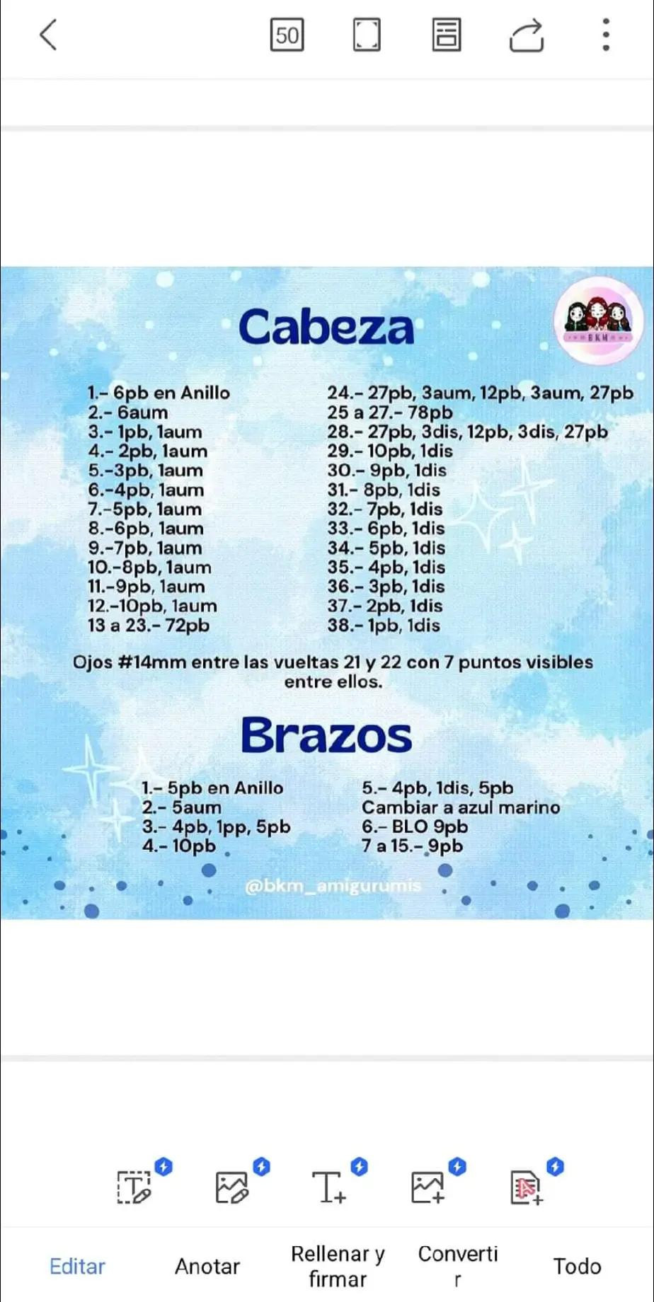 Patrón de amigurumi de policía encantador