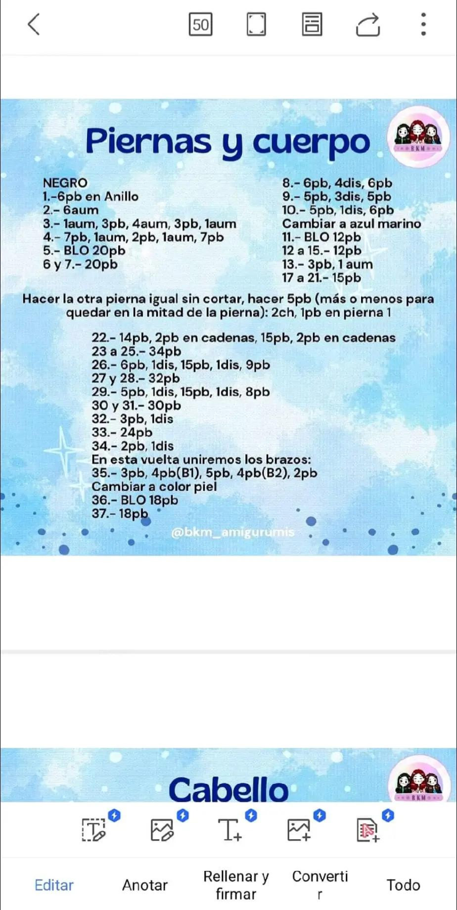 Patrón de amigurumi de policía encantador