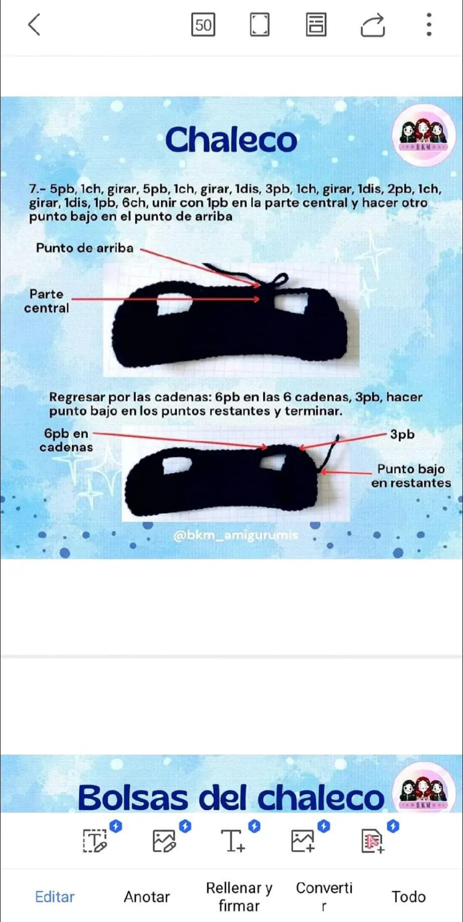 Patrón de amigurumi de policía encantador