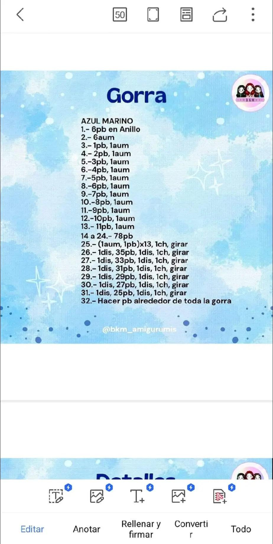 Patrón de amigurumi de policía encantador