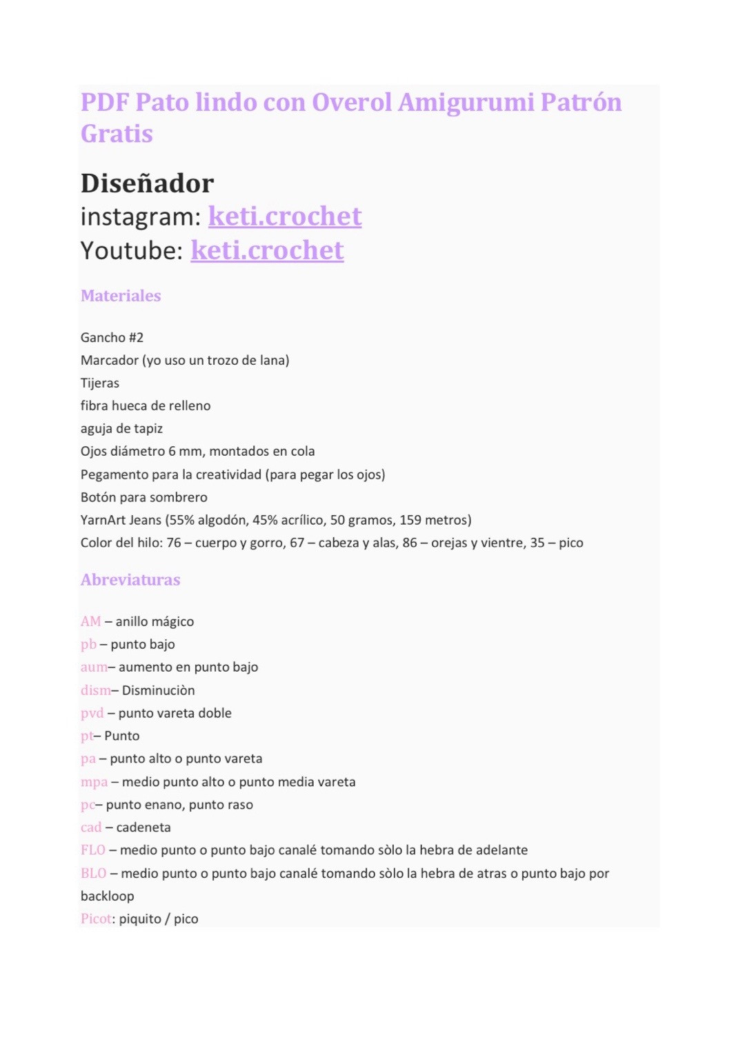 Patrón de amigurumi de pollito en traje de conejo azul