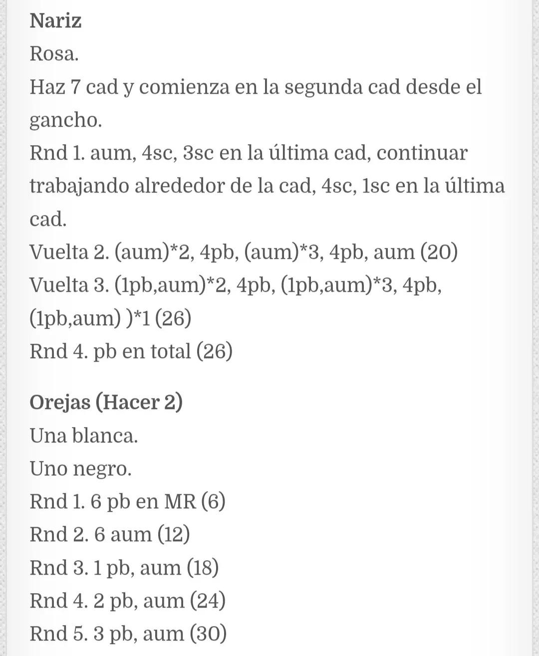 Patrón de amigurumi de vaca adorable y fácil de hacer