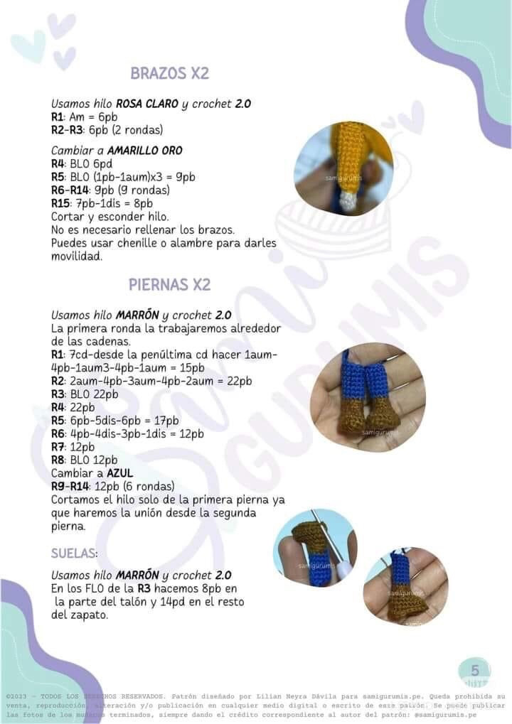 Patrón de amigurumi de Woody para fans de RM