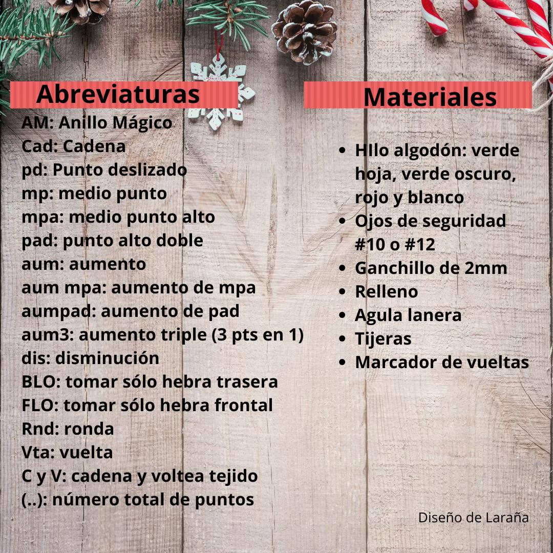 Patrón de amigurumi del Grinch para Navidad