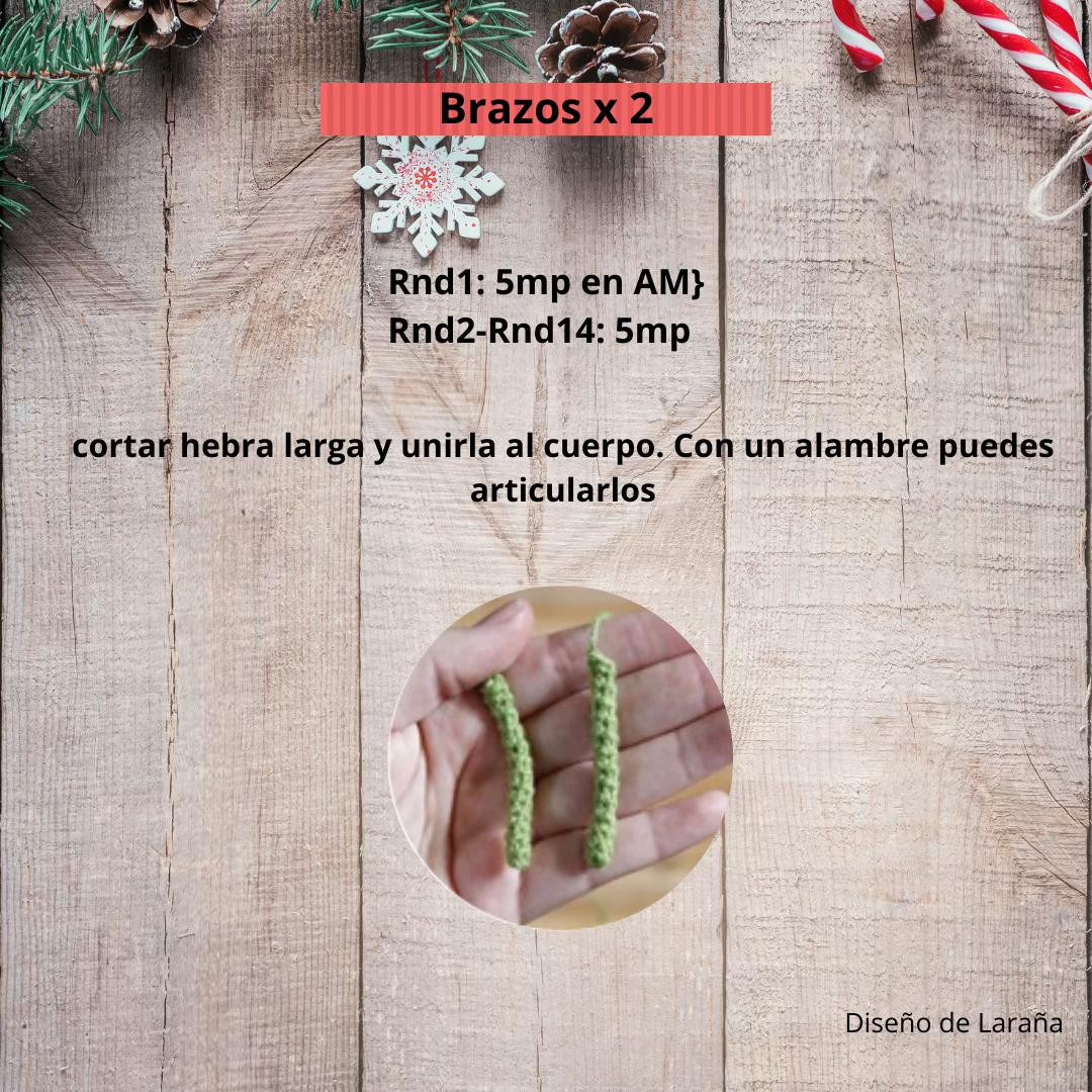 Patrón de amigurumi del Grinch para Navidad