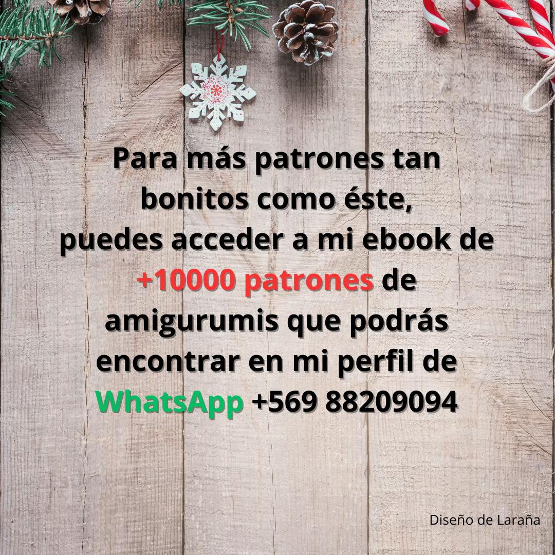 Patrón de amigurumi del Grinch para Navidad