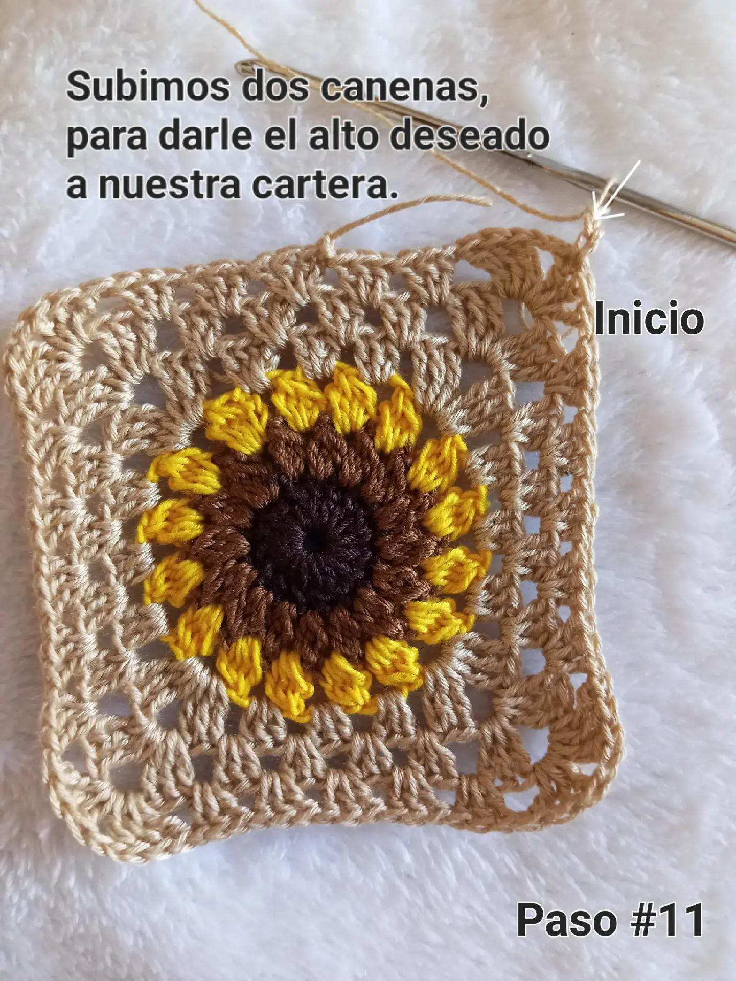 Patrón de Cartera de Girasol para Celular
