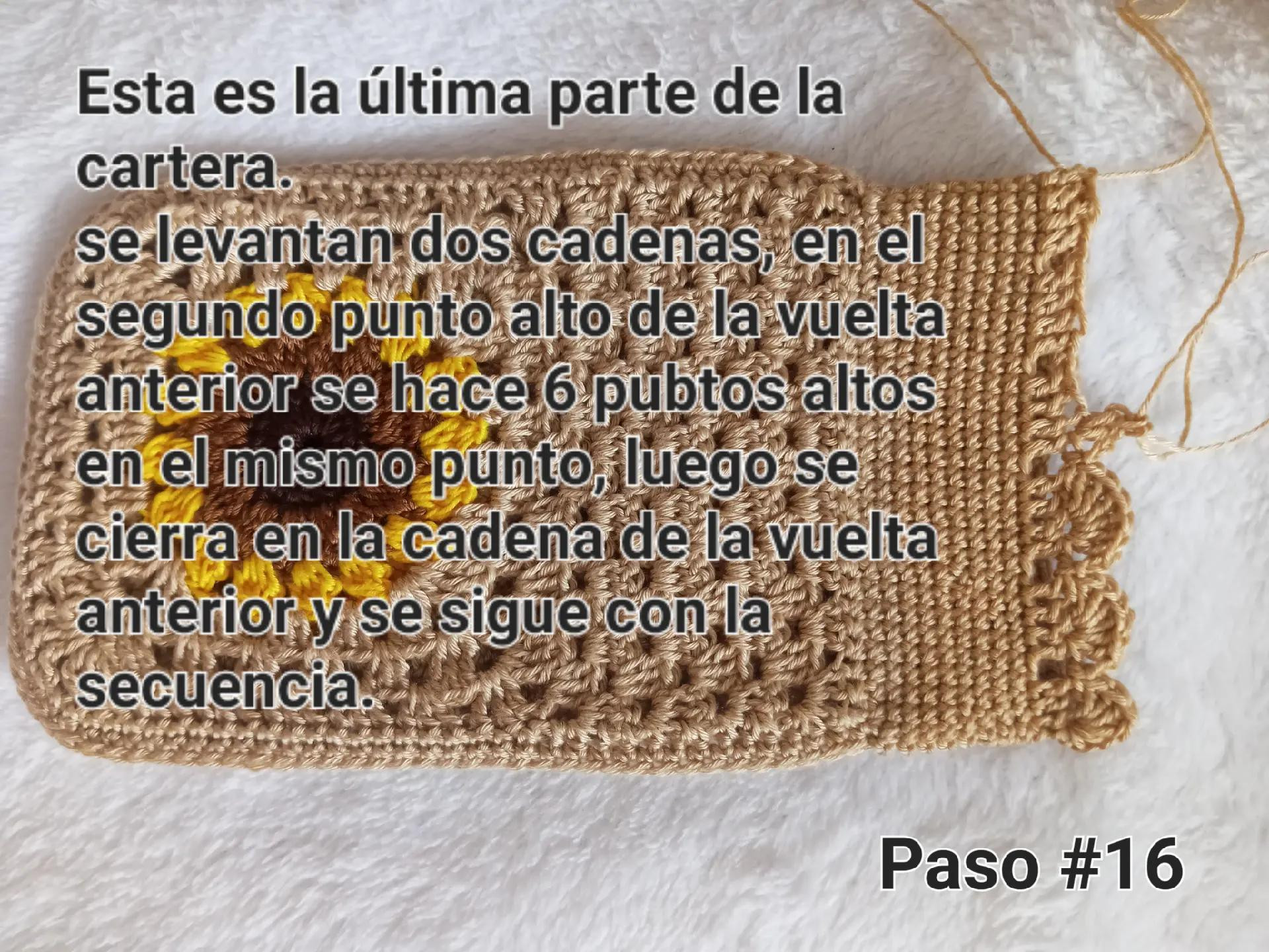 Patrón de Cartera de Girasol para Celular