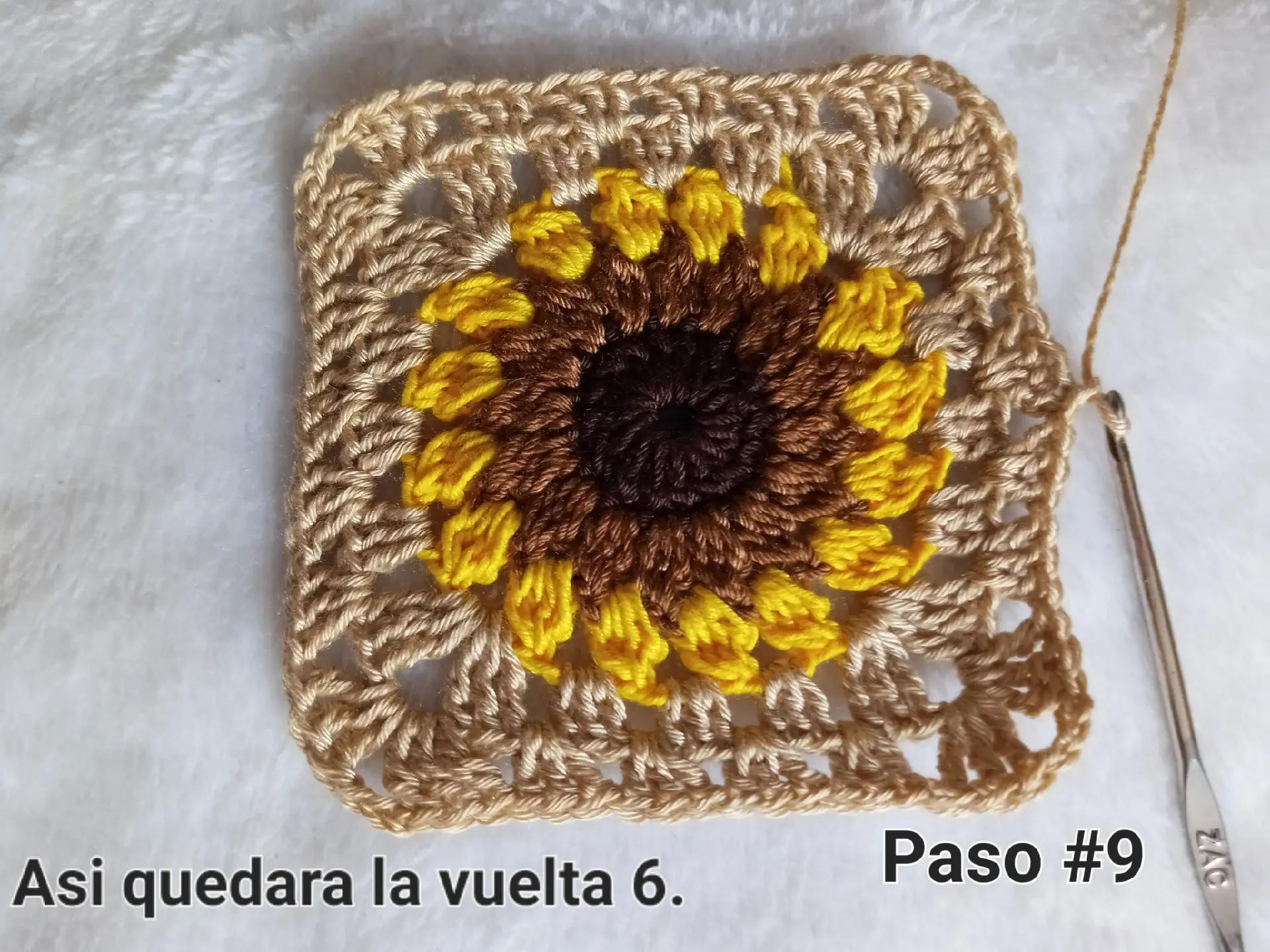 Patrón de Cartera de Girasol para Celular