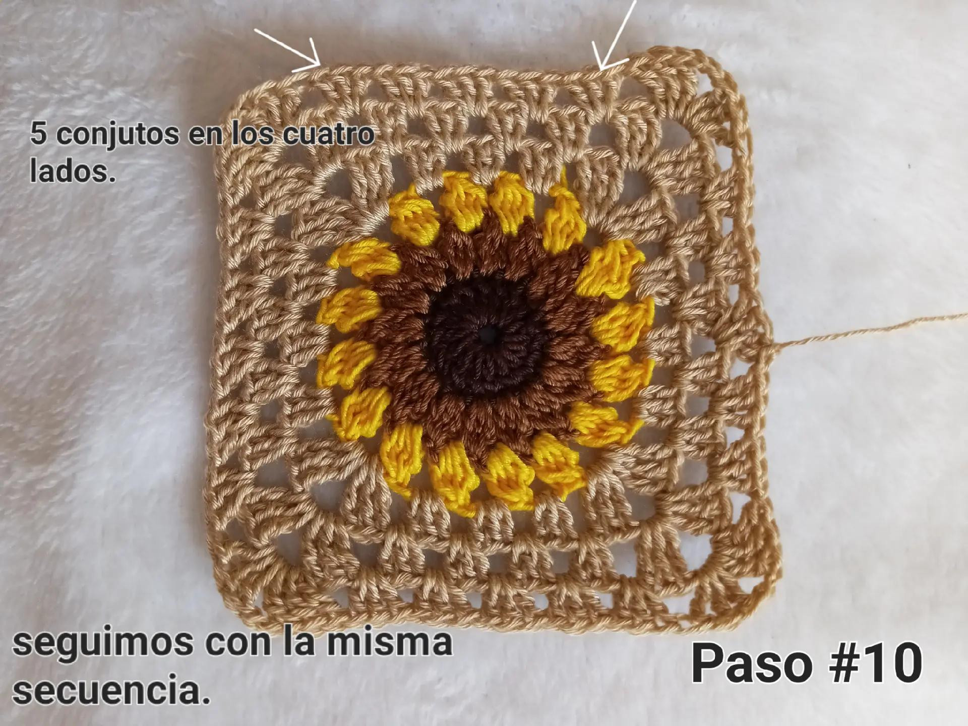 Patrón de Cartera de Girasol para Celular