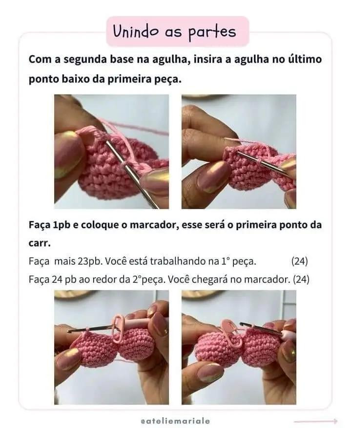 Patrón de corazón de ganchillo fácil y gratuito