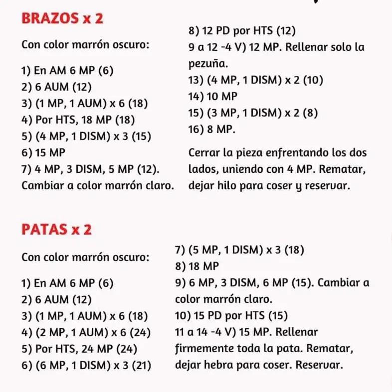 Patrón de crochet de alpaca con decoración colorida y planta