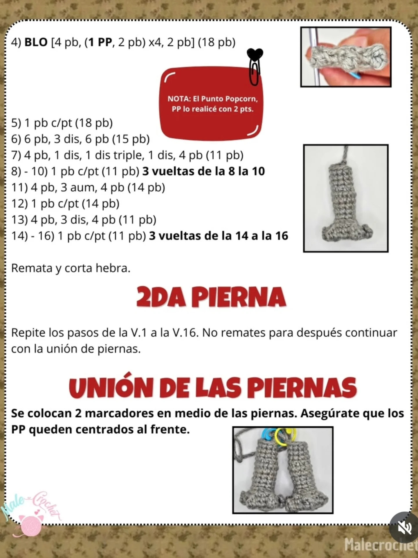 Patrón de crochet de Demogorgon para principiantes