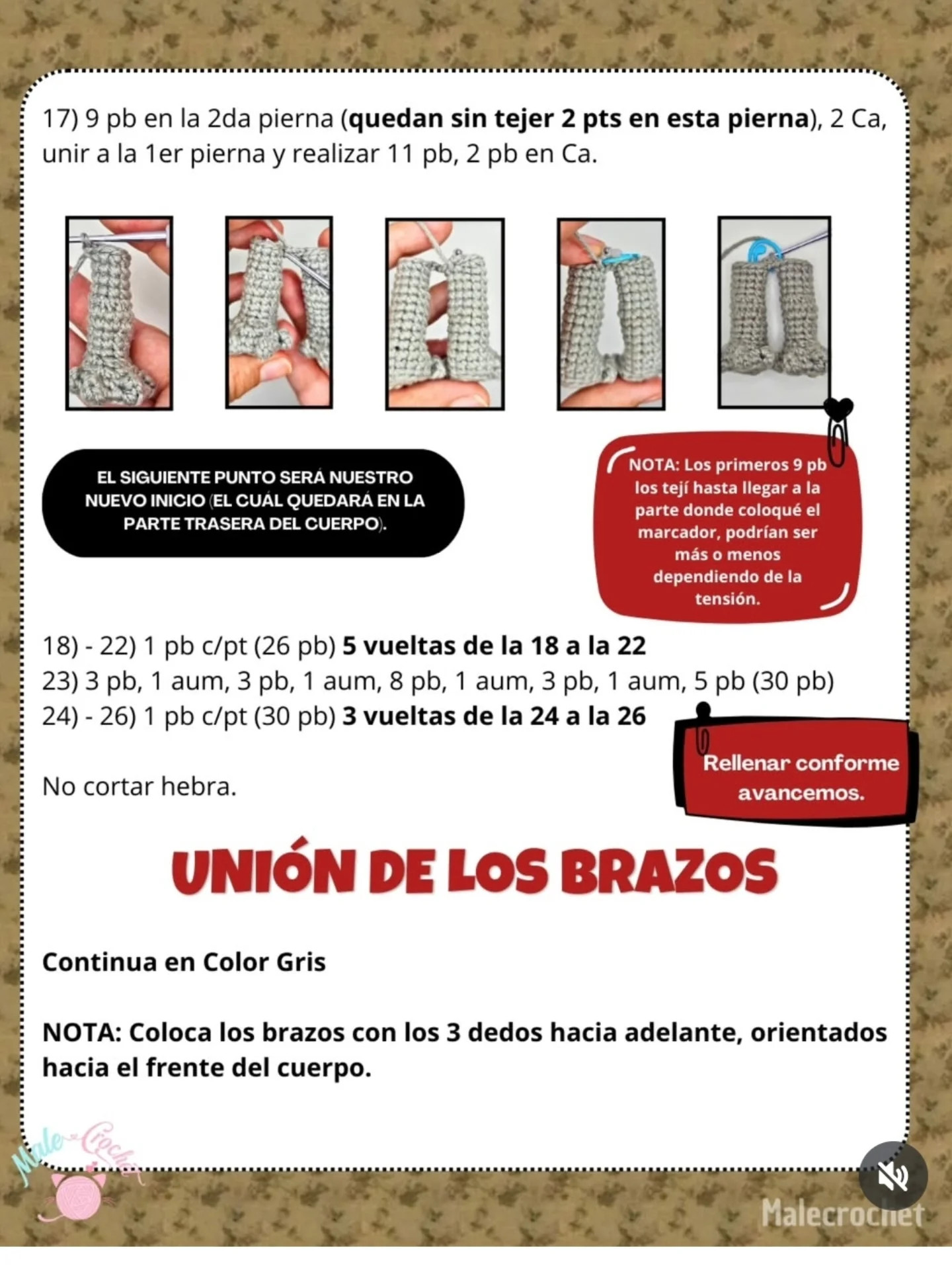 Patrón de crochet de Demogorgon para principiantes