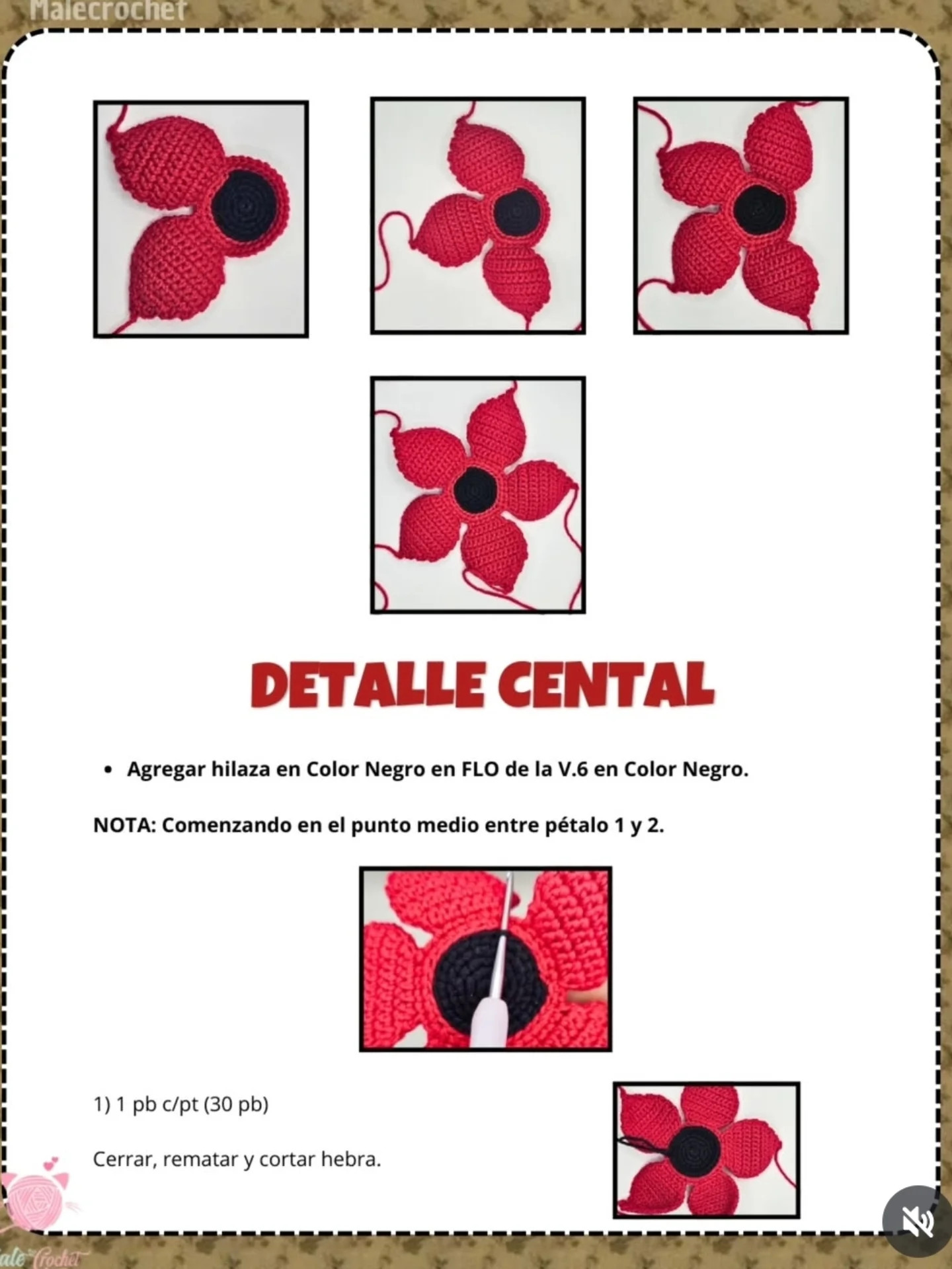 Patrón de crochet de Demogorgon para principiantes