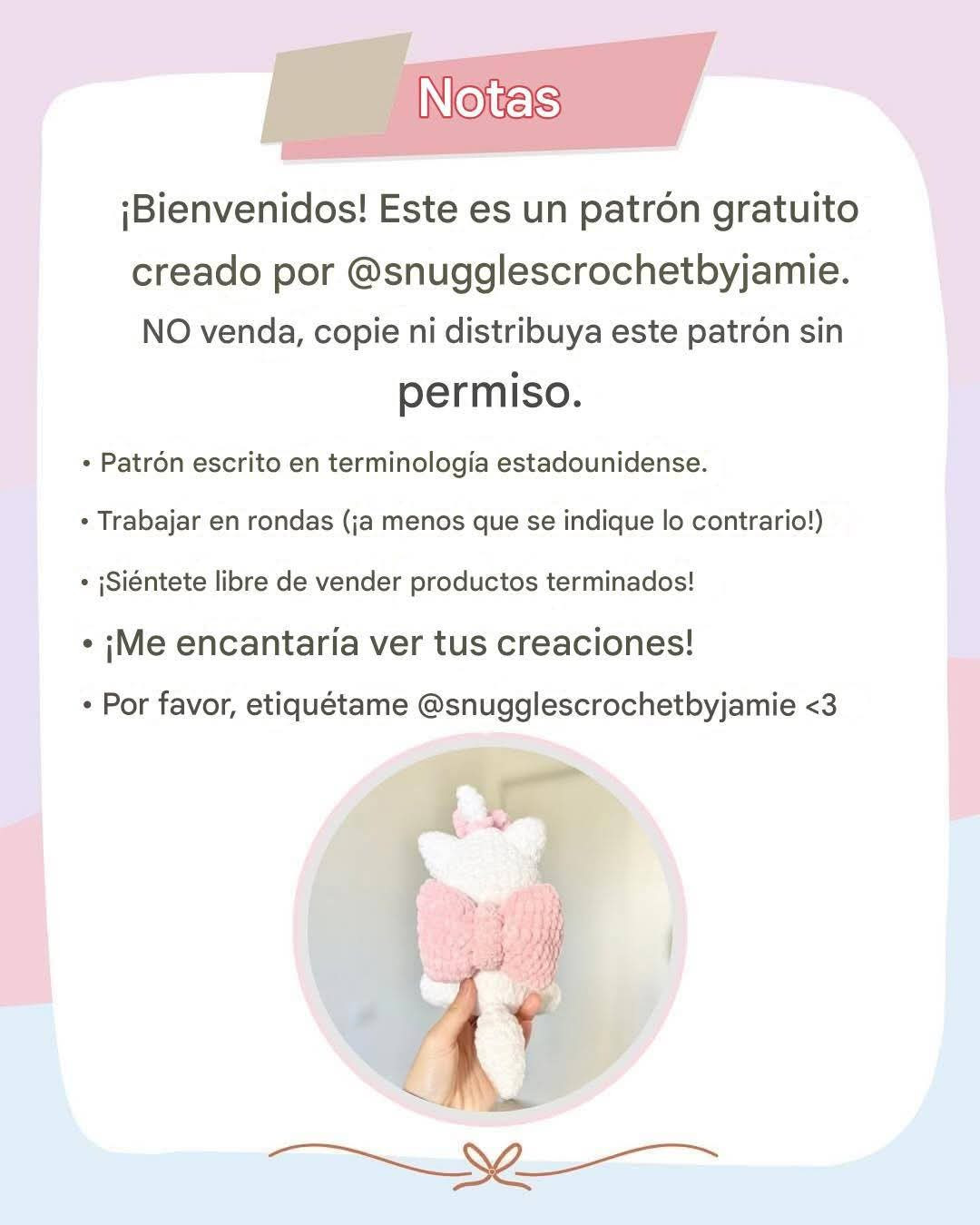 Patrón de crochet de gatito adorable para principiantes