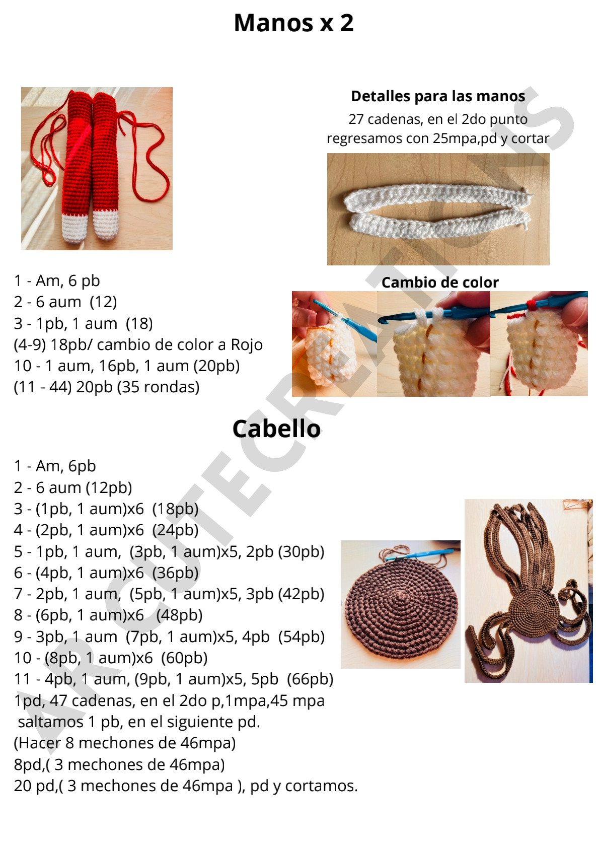 Patrón de crochet de la Virgen de Guadalupe amigurumi