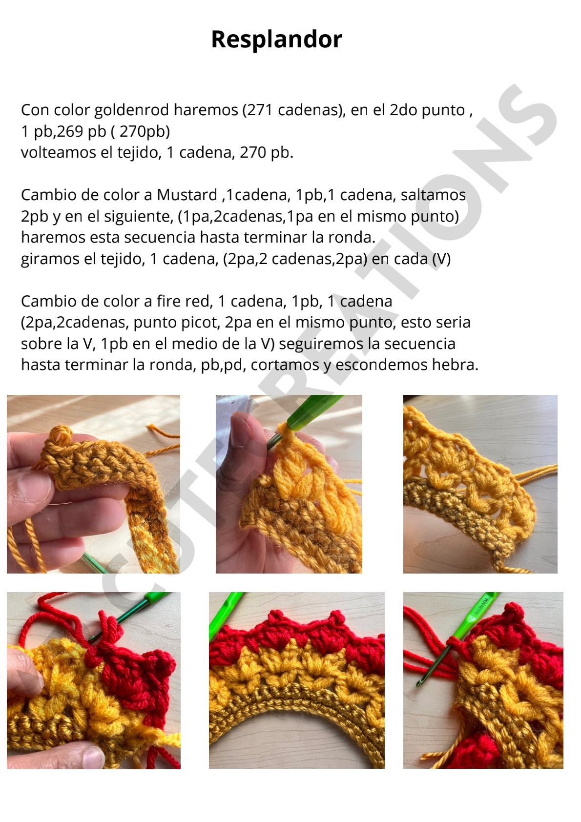 Patrón de crochet de la Virgen de Guadalupe amigurumi