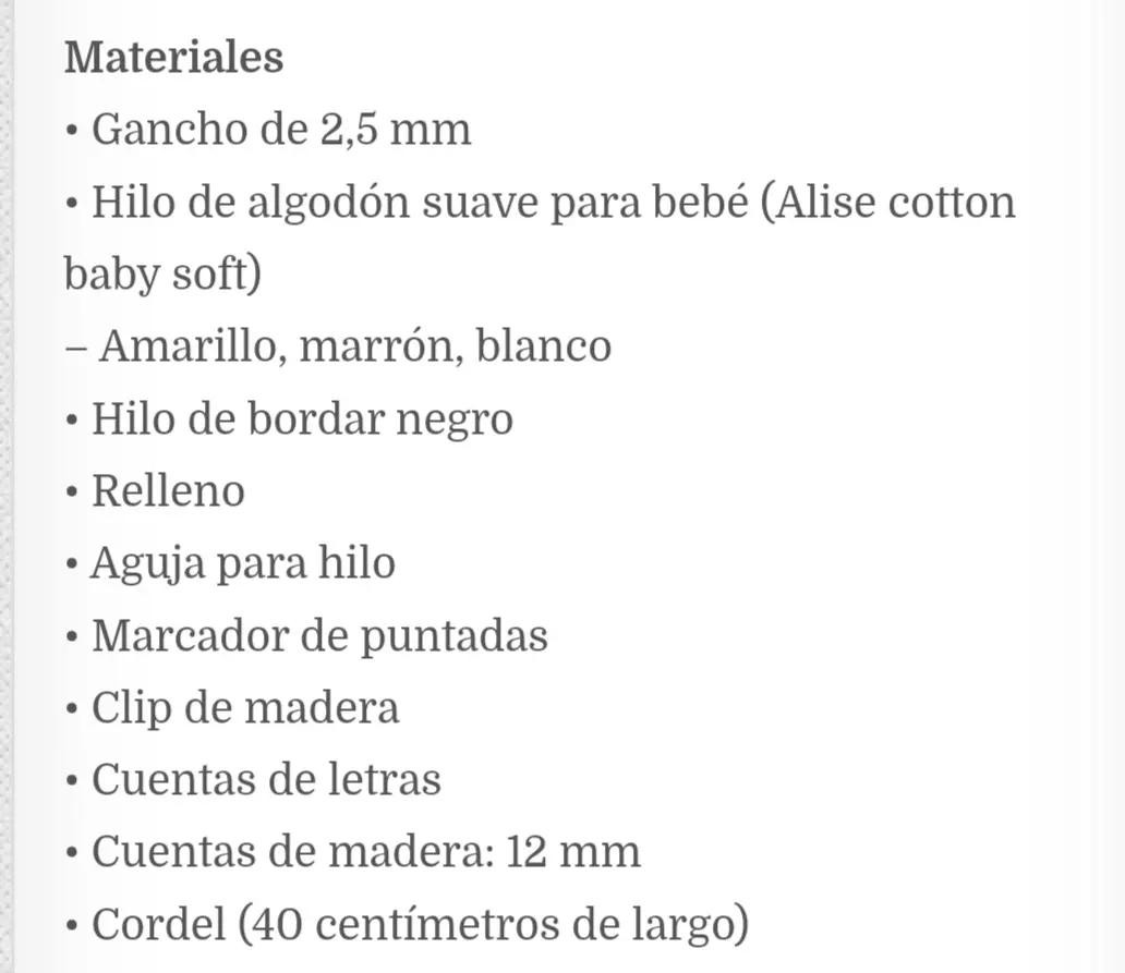 Patrón de crochet de león: sonajero y chupetero