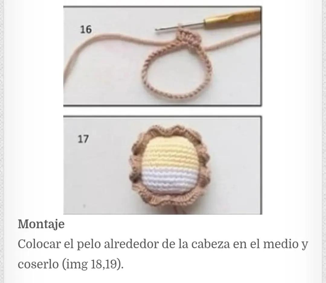 Patrón de crochet de león: sonajero y chupetero