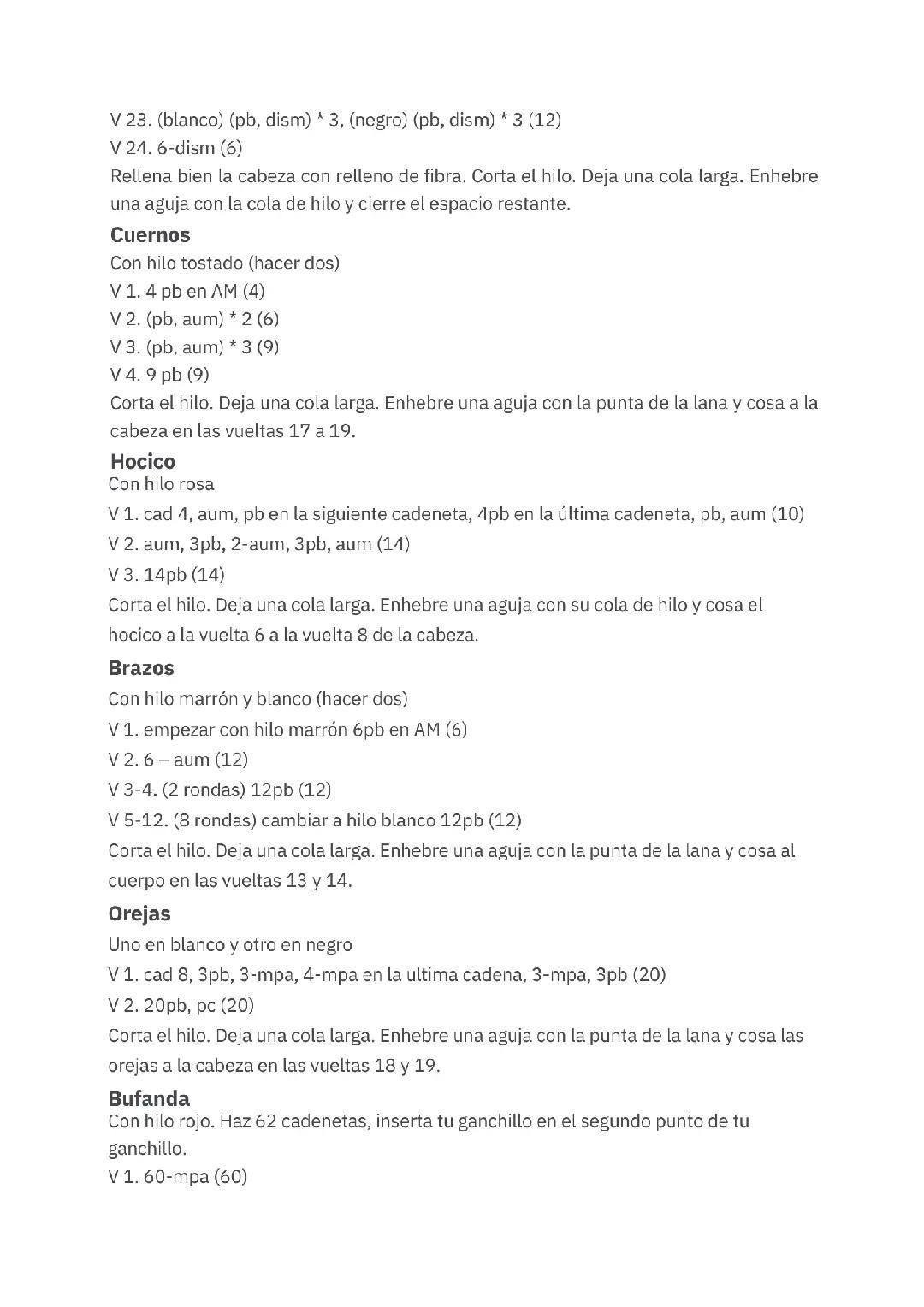 Patrón de crochet gratis: Vaca Kenji adorable