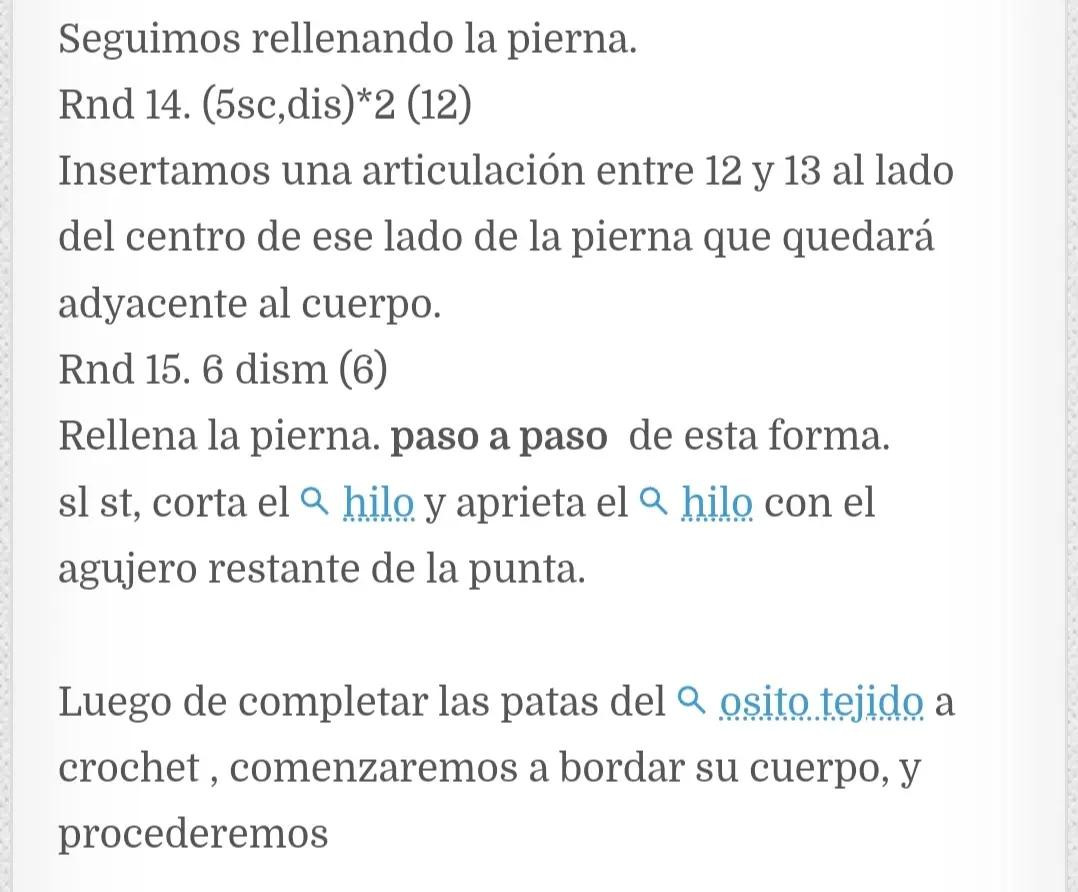 Patrón de crochet para un oso de peluche adorable