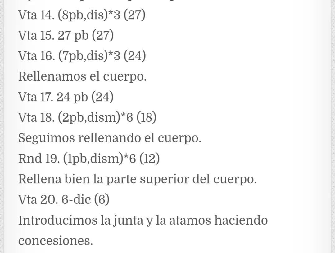 Patrón de crochet para un oso de peluche adorable
