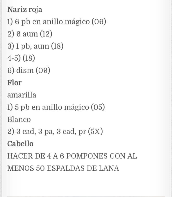 Patrón de crochet para un payaso alegre