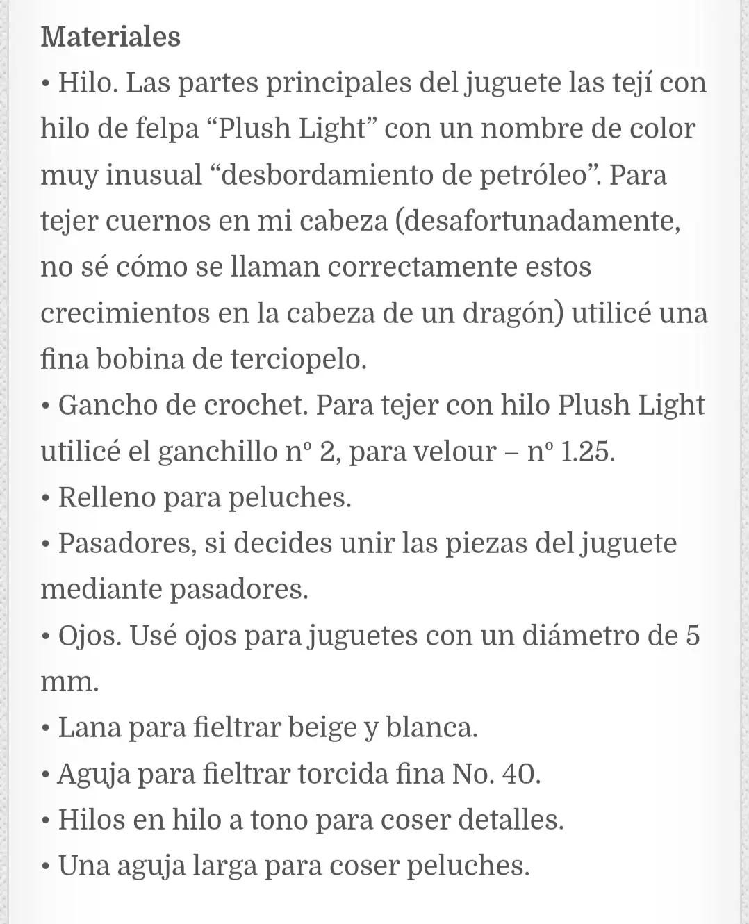 Patrón de dragón de ganchillo azul adorable para principiantes