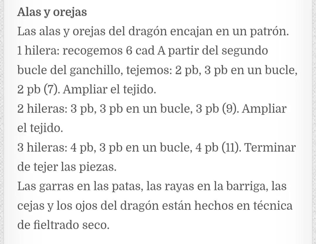 Patrón de dragón de ganchillo azul adorable para principiantes