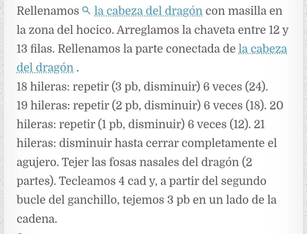 Patrón de dragón de ganchillo azul adorable para principiantes