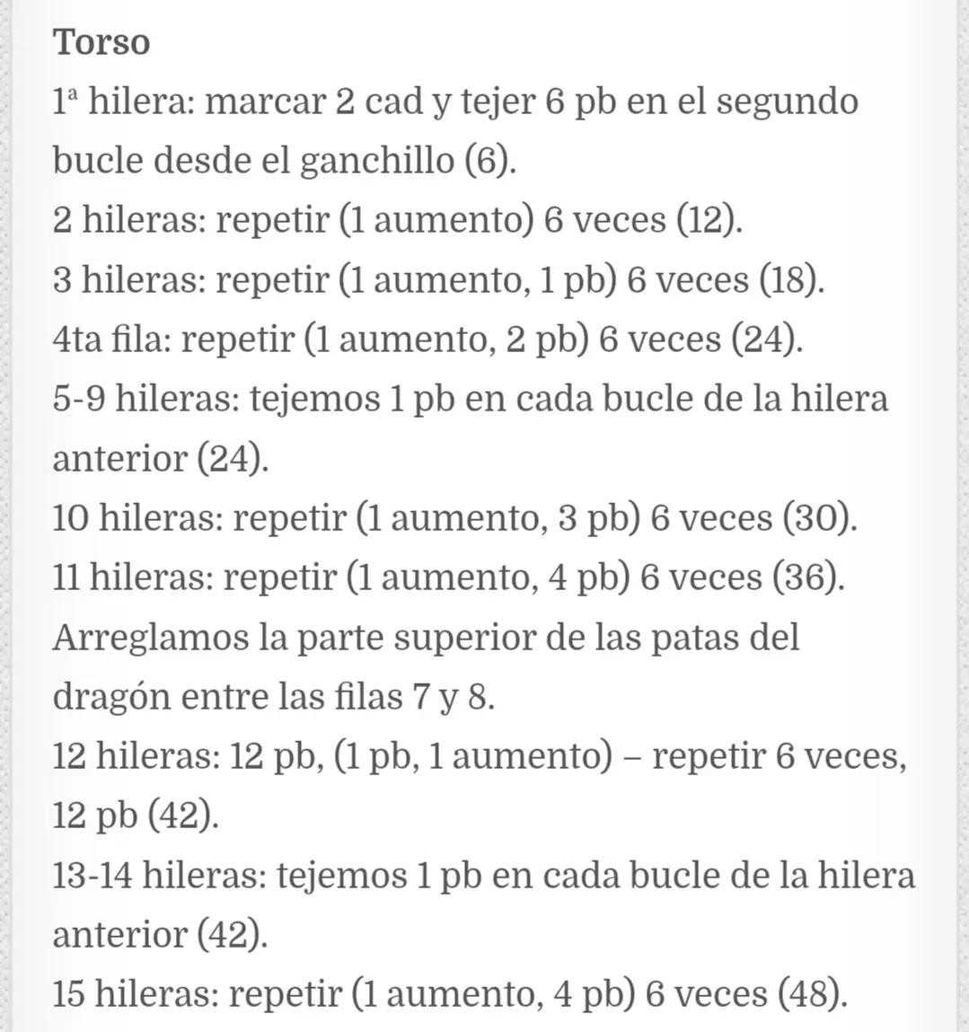 Patrón de dragón de ganchillo azul adorable para principiantes