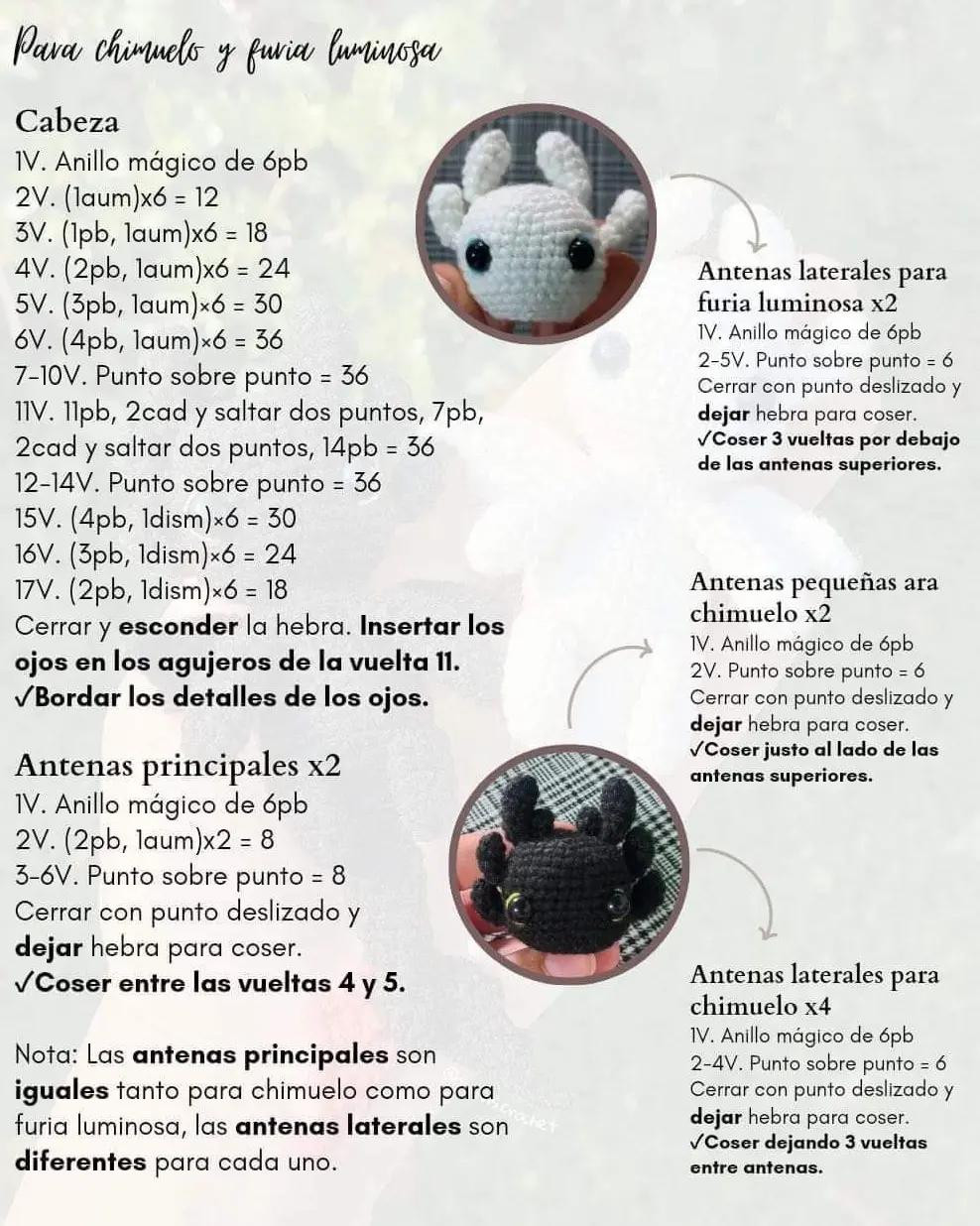 Patrón de dragones de ganchillo: segunda versión gratuita