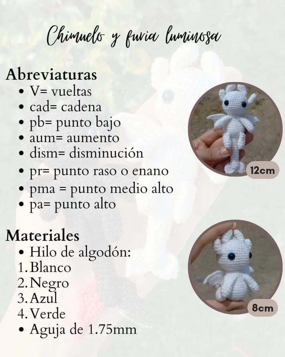 Patrón de dragones de ganchillo: segunda versión gratuita