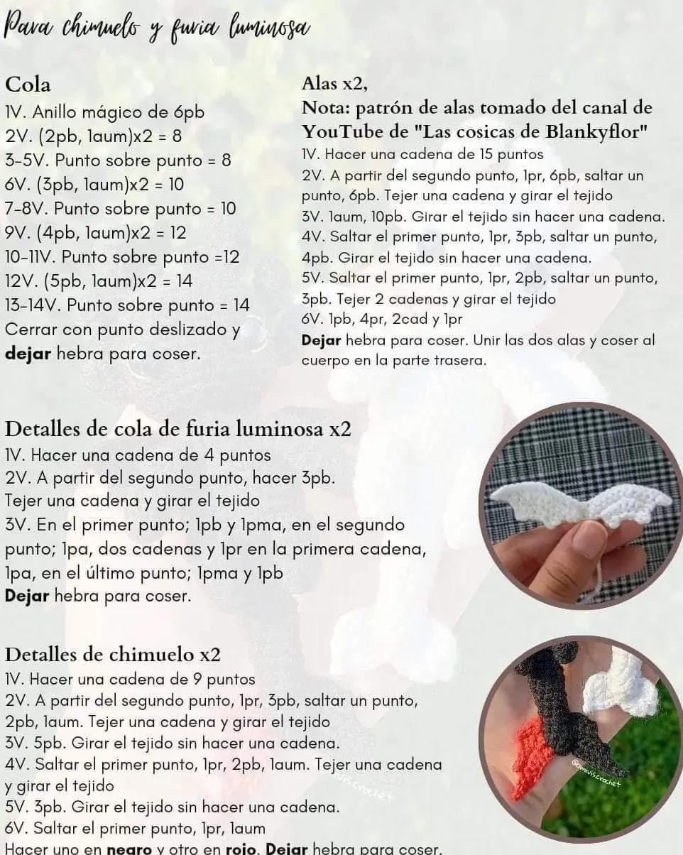 Patrón de dragones de ganchillo: segunda versión gratuita