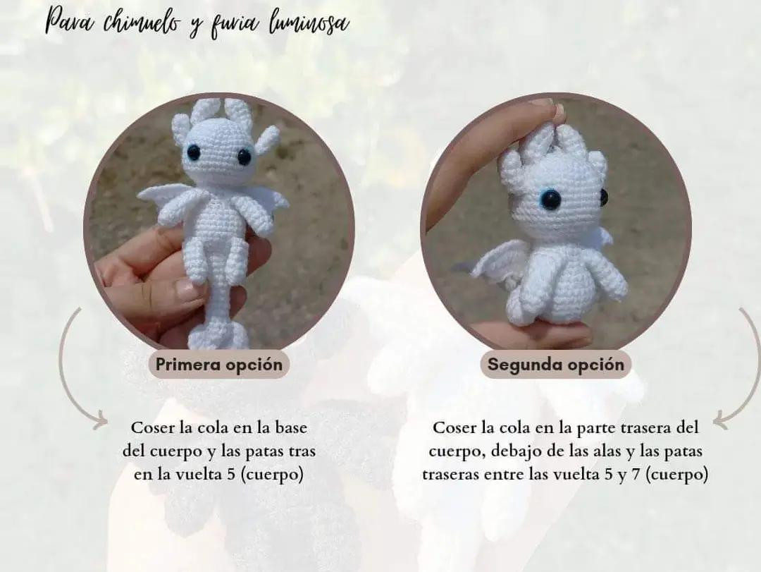 Patrón de dragones de ganchillo: segunda versión gratuita