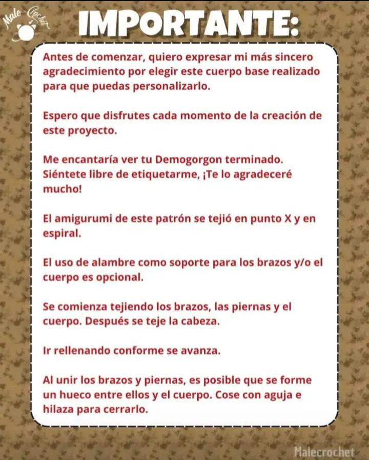 Patrón de ganchillo de Demogorgon paso a paso para principiantes