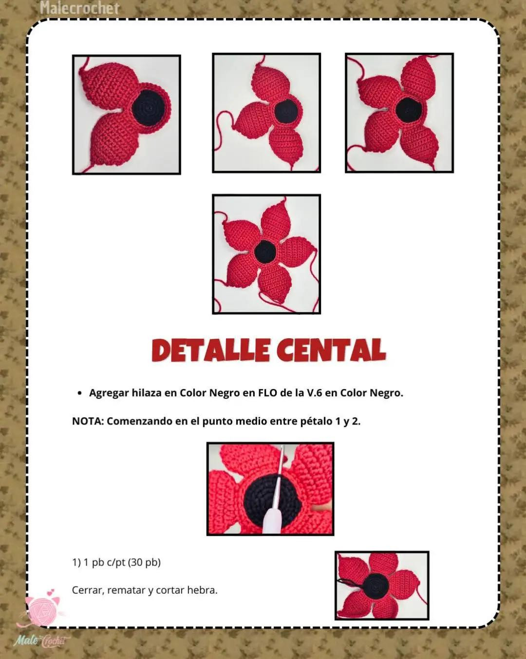 Patrón de ganchillo de Demogorgon paso a paso para principiantes