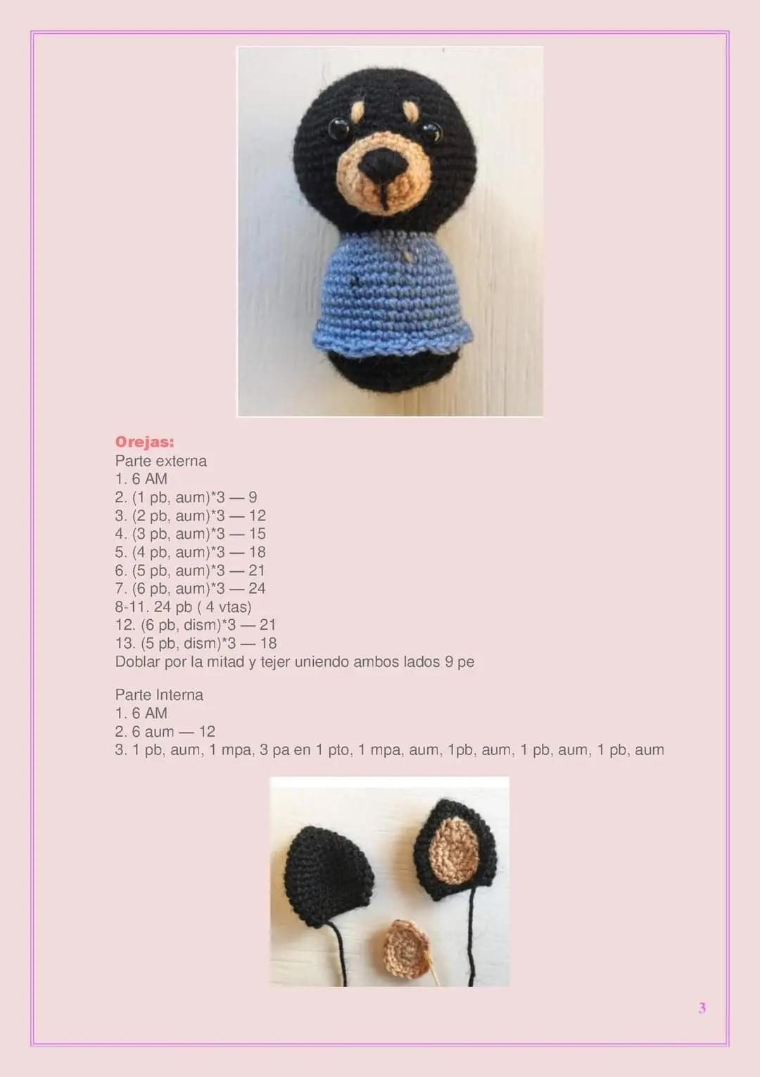 Patrón de ganchillo para hacer un perro Chihuahua adorable