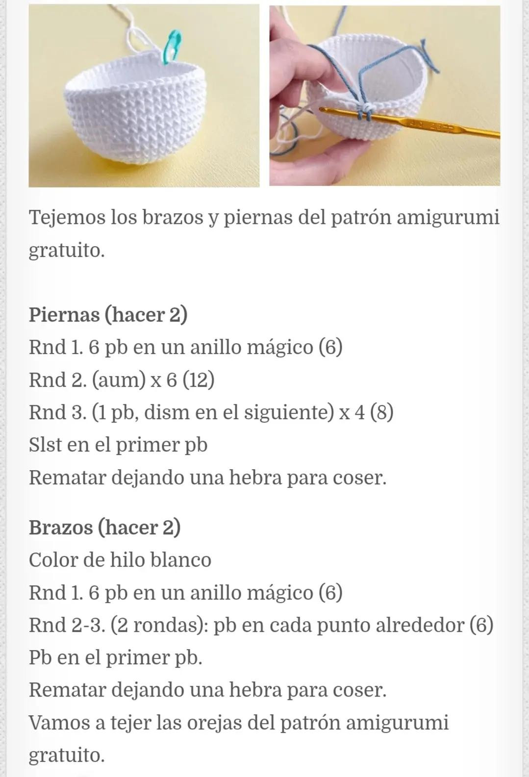 Patrón de ganchillo para muñecos de animales adorables