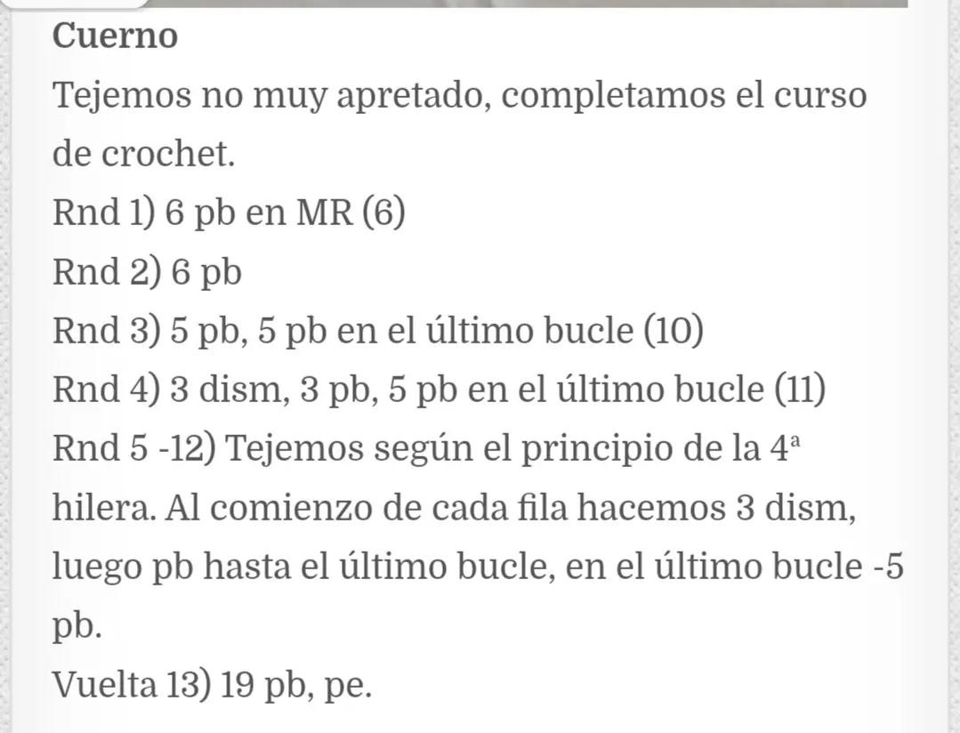 Patrón de ganchillo unicornio adorable para principiantes