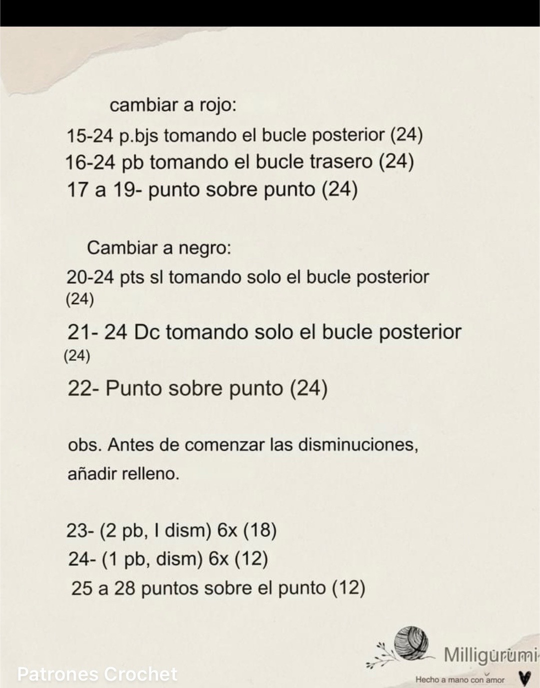 Patrón de llavero de botella de refresco a crochet