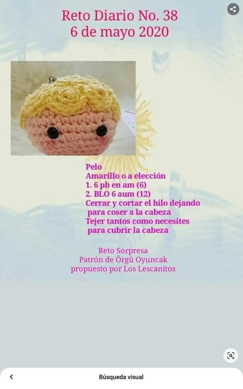 Patrón de muñeca floral revelado en desafío sorpresa